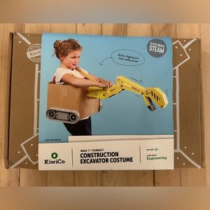KiwiCo Construction Excavator Costume for Kids - Brand New